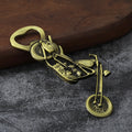 Motorcycle-Shaped Metal Bottle Opener in Four Finishes view 6