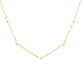 Minimal Disc Bead Choker Necklace Cluster or Spaced Layouts view 5