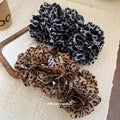 Leopard Print Fabric Petal Twist Hair Clip 2 Styles view 2