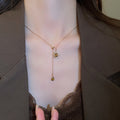 Vintage Brown and Gold Tone Pendant Necklaces in Six Designs view 10