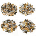 Openwork Round Metal Beads in Twenty Four Size and Finish Options view 1