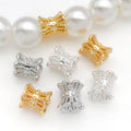 Three Shape Double Layer Metal Bead Caps Jewelry Findings view 3