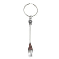 Silver Tone Crown Fork Spoon And Knife Keychains, 3 Styles view 6