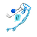 Braided Cord Keychain With Acrylic Chain And Sports Charm view 5