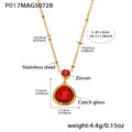 Mixed Charm and Color Glass Necklace Bracelet Collection view 11