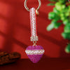 White-Fuchsia Pearl-Heart