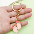 Baby Shower Charm Keychains Featuring Blue Lollipop Bottle Across 14 Pictured Variations view 2