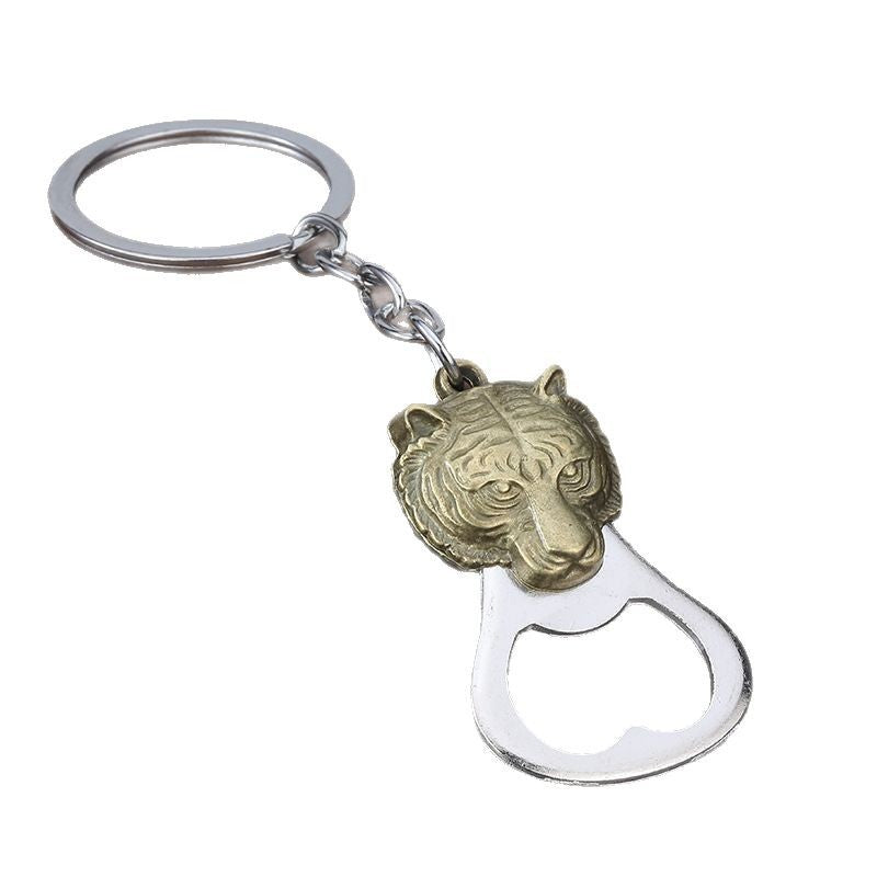 Animal Bottle Opener Zinc Alloy Keychain Gift Accessory