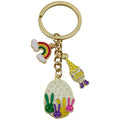 Easter Bunny Charm Keychains Featuring White Easter Bunny Across 25 Pictured Variations view 6