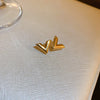 Gold V Studs