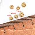 Metal Gear Shaped Spacer Beads in Three Sizes and Three Finishes view 7