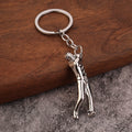 Soccer Basketball Zinc Alloy Metal Keychain Gift Accessory