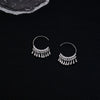 Clear Fringe Hoops
