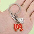 School Graduation Alloy Keychains in Six Charm Styles view 2