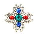 Red Cross Two Designs Metal Brooch Pin for Jackets and Lapels view 1