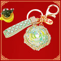 Moonstone Peony Flower Keychains in Five Colors plus Assorted Option view 9