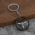 Three-Spoke Steering Wheel Keychain in Five Colors view 7