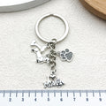 Dog Charm Keychains Featuring Dog Across 15 Pictured Variations view 2