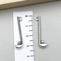 Vintage Antique Silver Sports Equipment Metal Charms with 81 Listed Options view 9