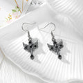 Gothic Bat, Butterfly, Cross and Candelabra Drop Earrings in Eight Designs view 8