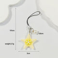 Pastel Starfish and Pearl Phone Strap Charms in Seven Color Options view 4