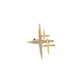 Gold Silver Rhinestone Starburst Multi Star Metal Brooch Pins view 5