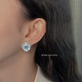 Silver Tone Blue Ocean Animal Earrings In Stud And Clip Styles view 2
