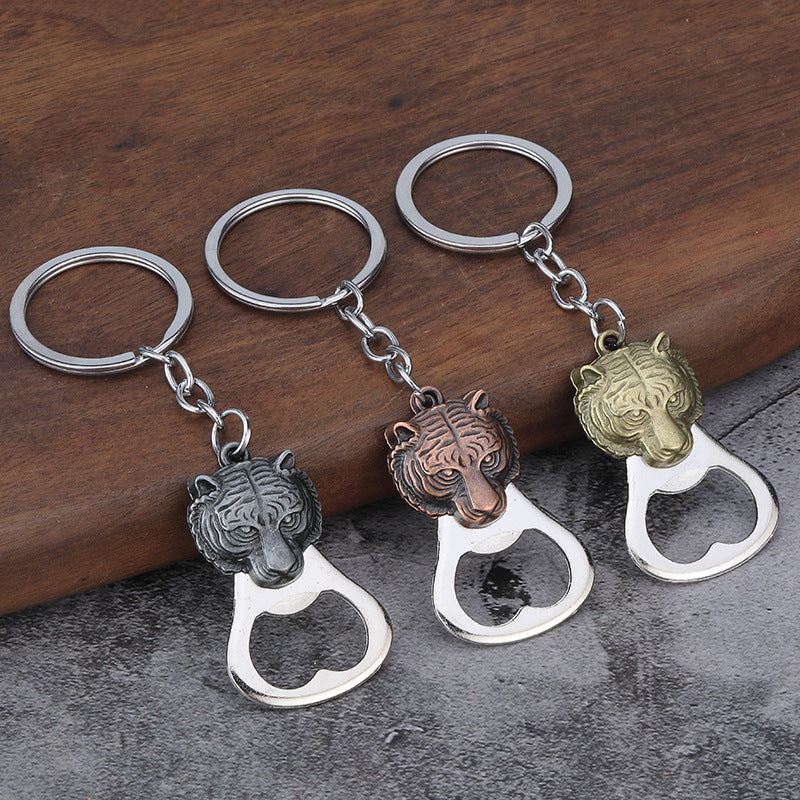 Animal Bottle Opener Zinc Alloy Keychain Gift Accessory