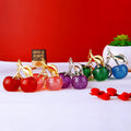 Large Glitter Jelly Cherry Keychains in Five Colors plus Assorted Option view 11