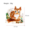 Rabbit Metal Brooch Pin for Jackets and Lapels Pictured Design view 3