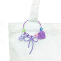 Heart Charm Keychains in 24 Pictured Variations for Bags and Keys view 4
