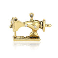 Vintage Sewing Machine Brooch in Gold or Silver Tone view 5