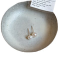 Small White Pearl Round Stud Earrings Jewelry Pair view 5