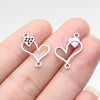 Antique Silver 18 × 14mm