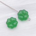 Four Leaf Clover Glass Beads in Fourteen Color Finishes view 11
