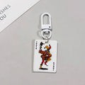 Playing Card and Joker White Clip Charms in Five Designs view 6