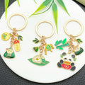 Seven Panda Rice Dumpling Bamboo and Koi Keychains view 4