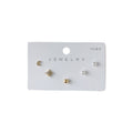 Gold Tone Moon Star Pearl And Ball Mini Stud Earrings Five Piece Set view 5
