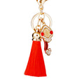 Ruyi Tassel Keychains in Red Green and Assorted Color Options view 5