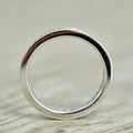 Silver Channel Set Clear CZ Eternity Band Ring Sizes 6-10 view 3