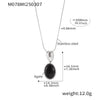 Steel Black Agate