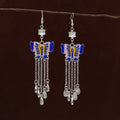 Colorful Butterfly and Peacock Necklace Earring Jewelry Collection view 7