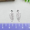Antique Silver Leaf Metal Charms with 10 Listed Options view 8