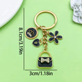 Rose and Blossom Charm Keychains in 43 Pictured Variations for Bags and Keys view 2