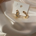 Mixed Gold Tone Geometric Hoop Earring Collection Fashion Jewelry Accessories view 4