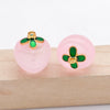 Clear Pink Four-Leaf