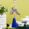Sky-Blue Dolphin Royal-Blue-Tassel