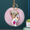 White-Fox-Violet-Pom