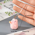 Flocked Pig Cow Phone Strap Charms Lobster Clasp 8 Styles view 10