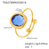 Blue Glass Ring